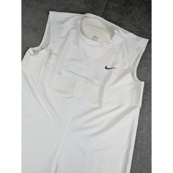 Nike Other - Nike Pro Dri-Fit Shirt Mens XXXL White Sleeveless Training Tank Top Compression